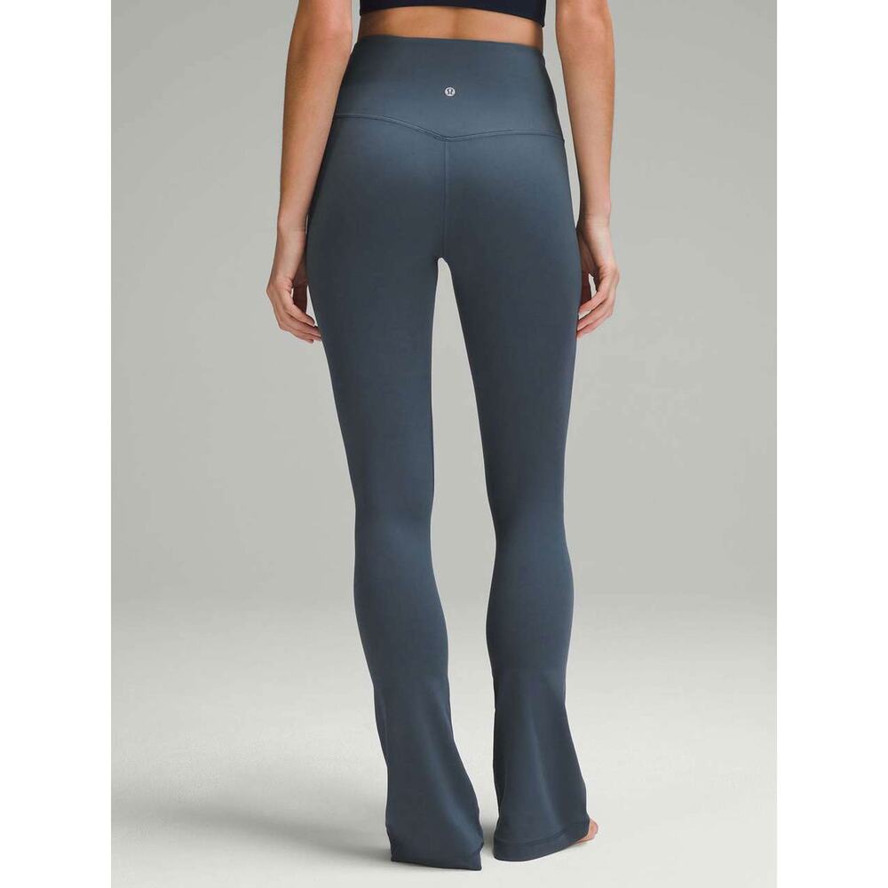 Lululemon Align Mini Flare Pant Womens 4 Iron Blue Nulu W5FCH